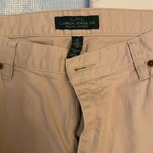 Ralph Lauren Straight-Leg Jeans in Light Beige
New, never worn!